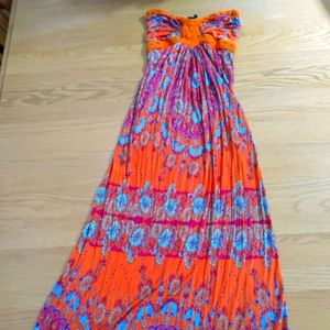 Sky maxi dress